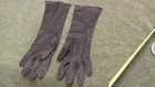 Vtg Long Gloves Black Buttery Leather Women s Sz 7 5 Made In Italy Lined In Silk