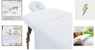 3-piece Massage Sheet Set In White - Includes Fitted   Face Rest Covers