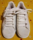 Puma Women s Vikky V2 Pastel Parchment Khaki White Pink Suede Sneakers 9 Leather