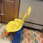 Vintage 1979 Big Bird Knickerbocker Sesame Street Plastic Toddler Chair Yellow