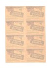 Matchbox Labels Vintage Full Line Uncut Czechoslovakia 1960 s