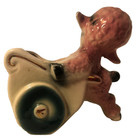 Vintage Pink Lamb Planter Baby Gift Ceramic