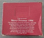 Vintage Forget Me Not Merry Christmas 1994 Collectible Bear Ornament