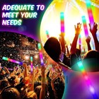102 204 Pcs Led Foam Sticks Light Up Wands Rally Flashing Glow Party Rave Us