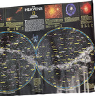 National Geographic Poster Wall Map The Heavens Constellations Space Unlaminated