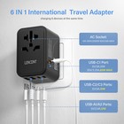 Lencent Ganiii Universal Travel Adapter W  Pd65w Super Fast Charging Type C Port