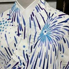 9139  Japanese Yukata Womens Vintage Fabric Cotton Robe Kimono Traditional