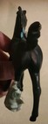 Vintage G g  Santiago Black Unicorn Horse Foal Figurine Enesco 1991 Htf 