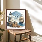 Lighthouse Ship Diamond Art Kits For Adults - 5d Diamond Painting Kit For Beginn