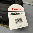 Canon Custom Gadget Bag 100eg Os Black Olive Green Camera Case Travel New