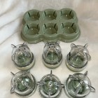 Magic Baby Bullet Food Blender Mini Green Cups W  Lids   Tray