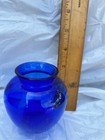 Vintage Glass Vase Cobalt Blue 3  Tall