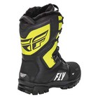 Fly Racing Marker Lace Up Insulated Snowmobile Boot - Black   Hi-vis