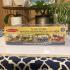  4 -12 Pcs Construction Jigsaw Puzzles In A Box - Melissa   Doug Free Shipping 