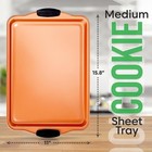 Nutrichef Medium Cookie Sheet -compatible With Ncsbs3s45  Nc5pcs  copper 