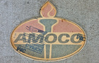 Vintage Nos Original Amoco Gas Oil Station Advertising Decal Sticker Sign 12   