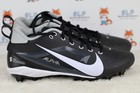 Nike Alpha Menace 4 Varsity Cleats Black white Size 10 5