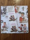 Vtg Holly Hobbie Christmas American Greetings Gift Wrap 2 Packs Wrapping W  Tags