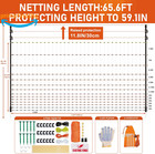 Electric Netting Fence For Flying Chicken Sheep Goats In Farms 47 3  h X 65 6 l