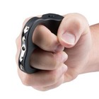 Stun Gun Knuckle Ido2 With Flashlight   110 Lumen W  Rubberized Grip
