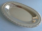 International Sterling Silver    Bread Tray Dish 11 X 6 5  No Mono   Excellent  