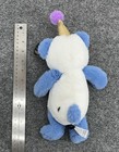 Fao Schwarz Teddy Bear 12  Panda Birthday Hat Blue White Plush Stuffed Animal
