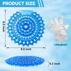20 Pack Urinal Screens Deodorizer 3d Anti-splash Odor Protection Urinal Cakes Fo