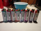 Bic Classic Multicolor Disposable Lighters Lot Of 8 Artistic Designs  lot 103 
