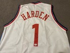 James Harden Signed Autographed Custom La Clippers Jersey Coa Auto Nice