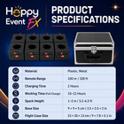 Happy Event Fx 8pcs Cold Sparkler Base Set With Flight Case
