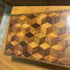 Antique Victorian Tunbridge Ware Sewing Parquetry Box Circa 1850