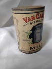 Rare 1920 s Antique Advertising Van Camp s Sterilized Evaporated Milk Tin