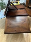 Thomas Jefferson Monticello Rotating Folding Bookstand Lectern Wood Mahogany