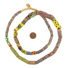 Antique Venetian Millefiori African Trade Beads  20663 10mm Ghana Multicolor