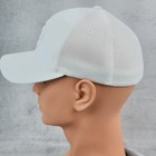 Original Flexfit Baseball Hat Cap Adult Unisex Fitted Flex Fit White Embroidered