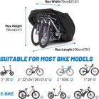 Heavy Duty Bike Cover For 1  2 Bikes  Waterproof Bicycle Cover With Lock Holes