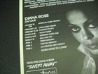Diana Ross January 28 - April 4  1985 On Tour Promo Poster Ad Marvin Gaye Ref 