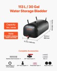 30 Gal Collapsible Water Storage Bladder 1000d Pvc Rv Camping Water Tank