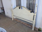 Antique French Provincial Headboard Made By Dixie   Numbered