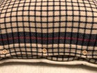 Fab  Ralph Lauren Talmadge Hill Collection Plaid 100  Wool One Euro Pillow Shams