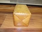 1889 Singer Sewing Machine Oak Folding Wood Puzzle Box