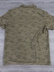 Adidas Men   s Textured Golf Polo Olive Strata Size Large