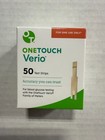 One Touch Verio Diabetic Blood Glucose Test Strips 50 Count New Exp  03 31 2026 