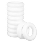 10 Pcs White Foam Circle Crafts For Kids Creative Diy Painting Projects