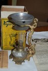 Antique 1800 s Vapo Cresolene Vaporizer Medical Oil Lamp Used W box   Directions