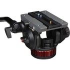 Manfrotto 502 Pro Video Head With 504plong Long Quick-release Plate  Flat Base