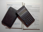 Vintage Hewlett Packard Hp-27s Scientific Calculator -- Tested new Bat manual
