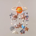 Baby Mobile For Crib     Handmade Space Baby Crib Mobile With Astronaut  Rocket   