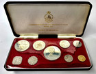 1971 Bahama Islands 9-coin Silver Proof Set Franklin Mint Original Pkg Coa R2245