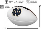 Ncaa Official Mini Autograph Football For Notre Dame Fans - 5 25  Display Piece